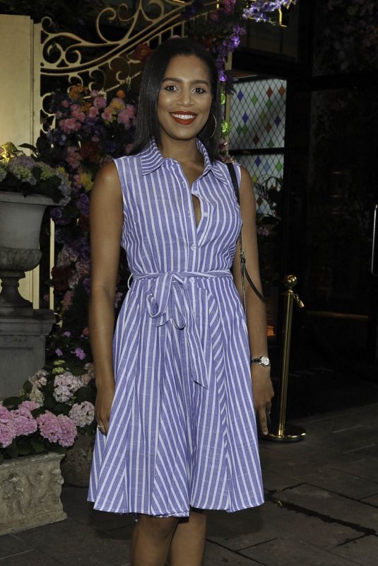 TISHA MERRY Arrives at The Ivy Freedom Day Party in Manchester 07/19/2021