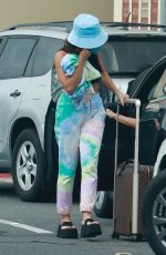 VANESSA HUDGENS and GG MAGREE at Bob Hope Airport in Burbank 07/13/2021