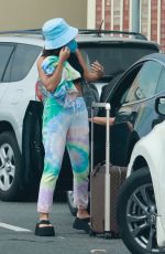 VANESSA HUDGENS and GG MAGREE at Bob Hope Airport in Burbank 07/13/2021