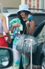 VANESSA HUDGENS and GG MAGREE at Bob Hope Airport in Burbank 07/13/2021