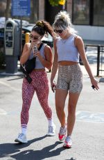 VANESSA HUDGENS and GG MAGREE Leaves Dogpound Gym Los Angeles 07/19/2021