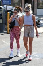 VANESSA HUDGENS and GG MAGREE Leaves Dogpound Gym Los Angeles 07/19/2021