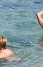VANESSA HUDGENS and HEATHER GRAHAM in Bbikinis on Holiday in Cagliari 07/24/2021
