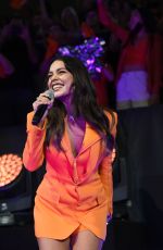 VANESSA HUDGENS Performs National Anthem at NBA Finals 07/17/2021