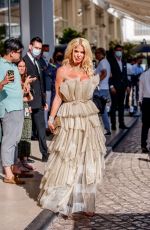 VICTORIA SILVSTEDT at Hotel Martinez Hotel at 74th Annual Cannes Film Festival 07/10/2021