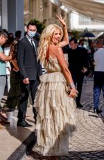 VICTORIA SILVSTEDT at Hotel Martinez Hotel at 74th Annual Cannes Film Festival 07/10/2021