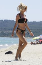 VICTORIA SILVSTEDT in Bikini at Byblos Beach in Saint Tropez 07/20/2021