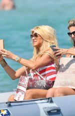 VICTORIA SILVSTEDT Out on the Beach in Ramatuelle 07/22/2021