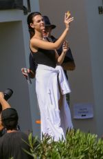 VICTTORIA CERETTI in Swimsuit at a Photoshoot in Saint Tropez 07/02/2021