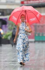 VOGUE WILLIAMS Braves the Rain Out in London 07/04/2021