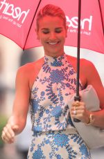 VOGUE WILLIAMS Braves the Rain Out in London 07/04/2021