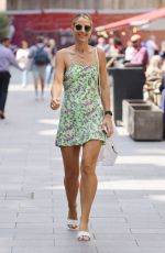 VOGUE WILLIAMS in a Floral Mini Dress at Global Radio in London 07/29/2021