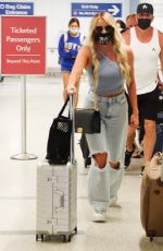 WHITNEY ROSE at LAX Airport in Los Angeles 07/23/2021