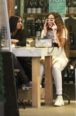 WINNIE HARLOW Out for Dinner with Friends at Wally
