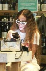 WINNIE HARLOW Out for Dinner with Friends at Wally