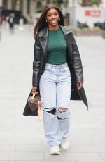 YEWANDE BIALA Arrives at Capital Radio in London 06/30/2021