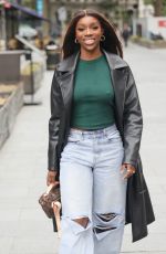 YEWANDE BIALA Arrives at Capital Radio in London 06/30/2021