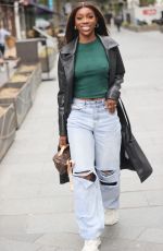 YEWANDE BIALA Arrives at Capital Radio in London 06/30/2021