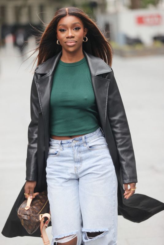 YEWANDE BIALA Arrives at Capital Radio in London 06/30/2021