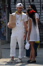 ZOE KRAVITZ Out with a Friend in New York 07/27/2021