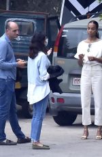 ZOE SALDANA Out with Her Family on Vacation in Portofino 07/03/2021