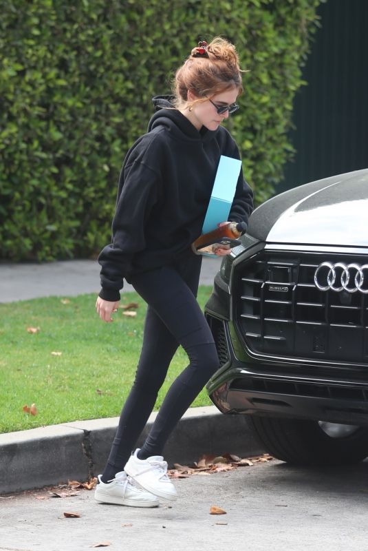 ZOEY DEUTCH Leaves Pilates Class in West Hollywood 06/30/2021