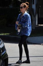 ZOEY DEUTCH Leaves Pilates Session in West Hollywood 07/02/2021