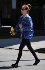 ZOEY DEUTCH Leaves Pilates Session in West Hollywood 07/02/2021