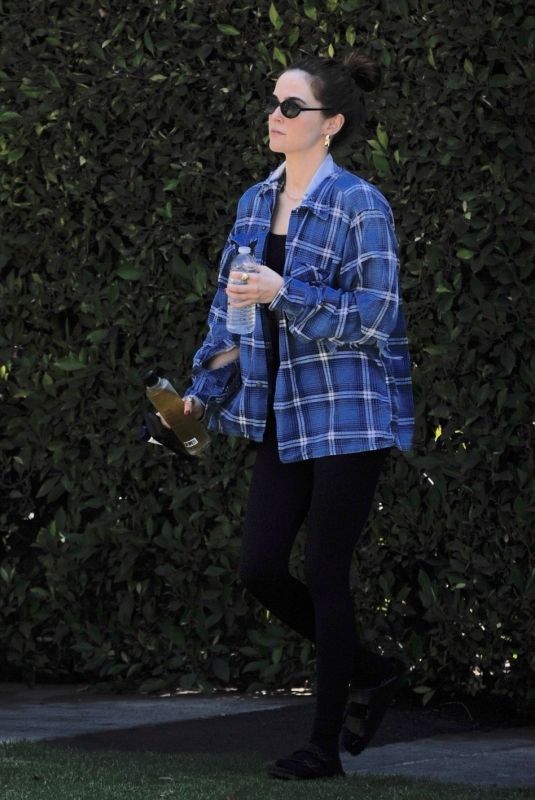 ZOEY DEUTCH Leaves Pilates Session in West Hollywood 07/02/2021