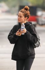 ZOEY DEUTCH Make Up Free Leaves Pilates Class in West Hollywood 07/14/2021