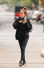 ZOEY DEUTCH Make Up Free Leaves Pilates Class in West Hollywood 07/14/2021
