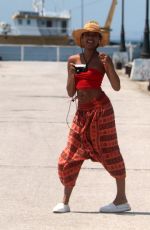 ZOLEE GRIGGS Out in Nea Michaniona in Greece 07/13/2021