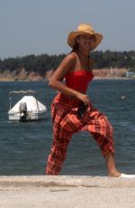 ZOLEE GRIGGS Out in Nea Michaniona in Greece 07/13/2021