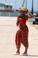 ZOLEE GRIGGS Out in Nea Michaniona in Greece 07/13/2021
