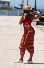 ZOLEE GRIGGS Out in Nea Michaniona in Greece 07/13/2021