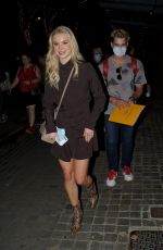 ABBIE QUINNEN Leaves Sadlers Wells Theatre in London 08/10/2021