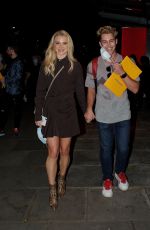 ABBIE QUINNEN Leaves Sadlers Wells Theatre in London 08/10/2021