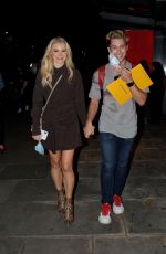 ABBIE QUINNEN Leaves Sadlers Wells Theatre in London 08/10/2021