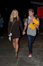 ABBIE QUINNEN Leaves Sadlers Wells Theatre in London 08/10/2021