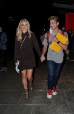 ABBIE QUINNEN Leaves Sadlers Wells Theatre in London 08/10/2021