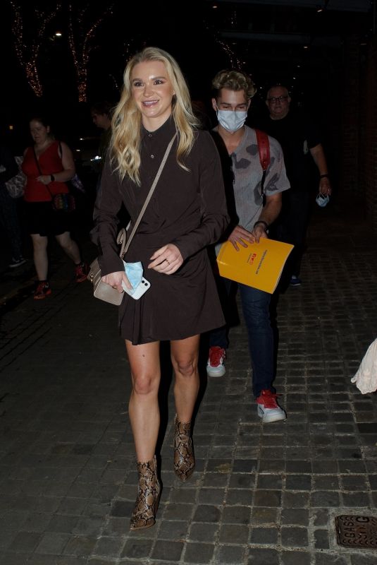 ABBIE QUINNEN Leaves Sadlers Wells Theatre in London 08/10/2021