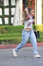 ADDISON RAE Leaves a Hair Salon in West Hollywood 08/17/2021