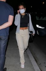 ADDISON RAE Out with New Boyfriend in West Hollywood 08/19/2021