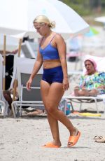 ALAINA ANDERSON in Bikini at a Beach in Miami 08/22/2021