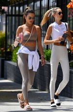 ALESSANDRA AMBROSIO and LUDI DELFINO Heading to a Gym in Brentwood 08/30/2021
