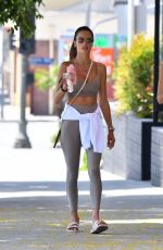 ALESSANDRA AMBROSIO and LUDI DELFINO Heading to a Gym in Brentwood 08/30/2021
