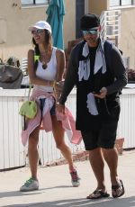 ALESSANDRA AMBROSIO and Richard Lee at AVP in Manhattan Beach 08/22/2021
