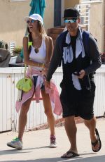 ALESSANDRA AMBROSIO and Richard Lee at AVP in Manhattan Beach 08/22/2021