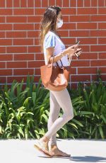 ALESSANDRA AMBROSIO Heading to a Gym in Los Angeles 08/26/2021
