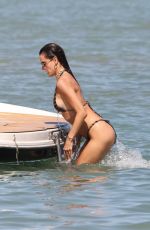 ALESSANDRA AMBROSIO in Bikini at a Beach in Trancoso 08/01/2021